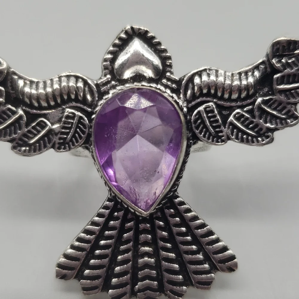 Amethyst Thunderbird Ring - Picture 5 of 7